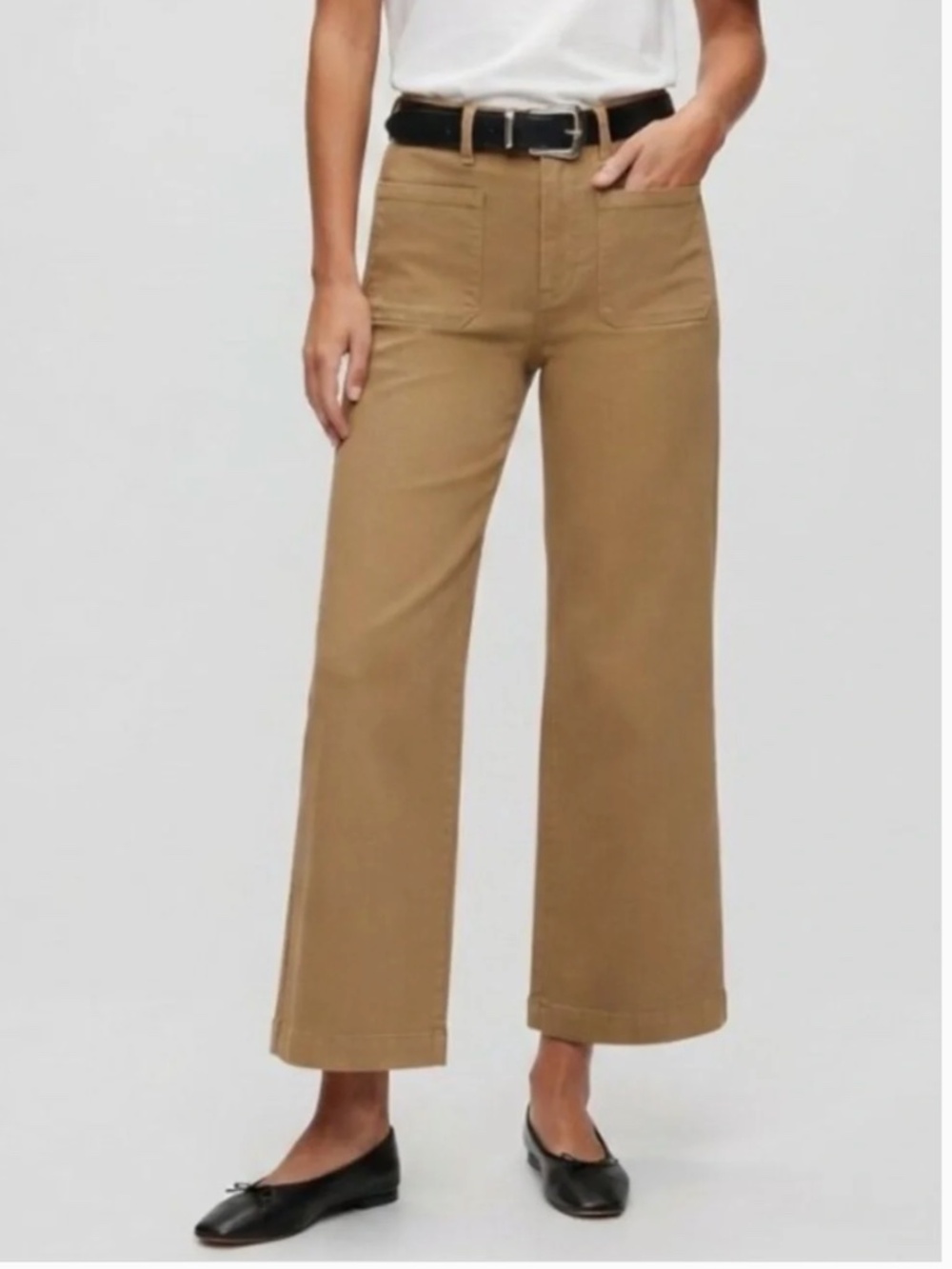 J.Crew Charley Kickout Cropped Pant in Chino Stretch Twill Size 32